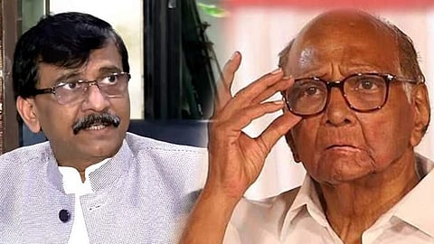 Sanjay Raut and Sharad Pawar