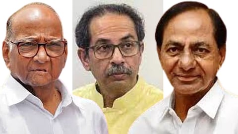 Sharad Pawar, Udhav Thackeray, K. Chandrashekhar Rao