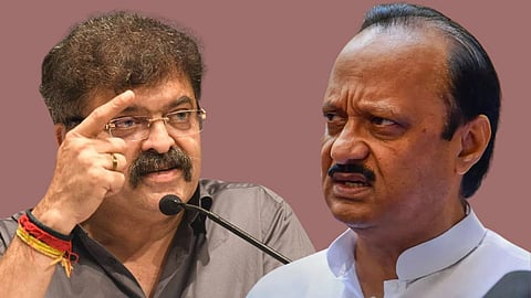 Jitendra Awhad, Ajit Pawar