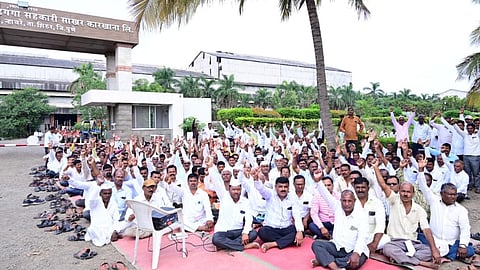 Ghodganaga Employee Agitataion