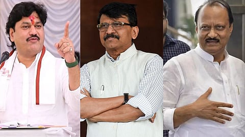 Dhananjay Munde - Sanjay Raut- Ajit Pawar