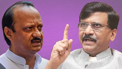 Ajit Pawar, Sanjay raut