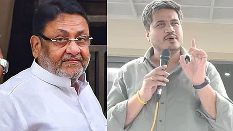 Nawab Malik and Rohit Pawar