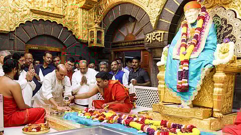 Rajnath Singh and Eknath Shinde