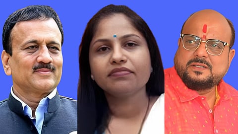 Girish Mahajan, Vidhya Gaikwad, Gulabrao Patil