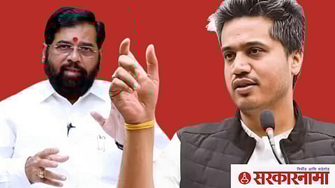 Eknath Shinde and Rohit Pawar