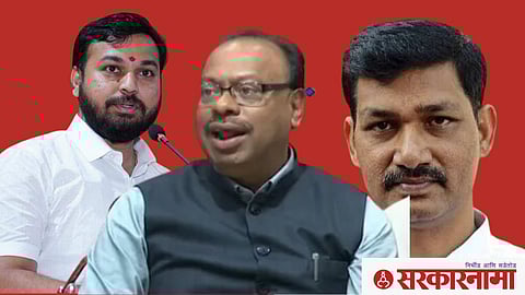 Anup Dhoke, Chandrashekhar Bawankule and Narendra Bhondekar