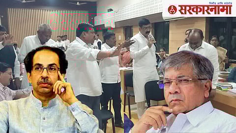 Uddhav Thackeray and Prakas Ambedkar