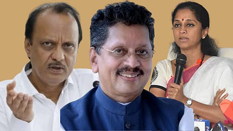 Supriya Sule -Ajit pawar-Deepak Kesarkar