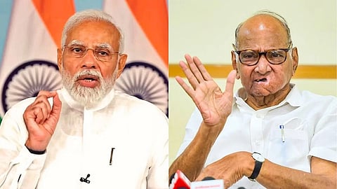 Narendra Modi-Sharad Pawar