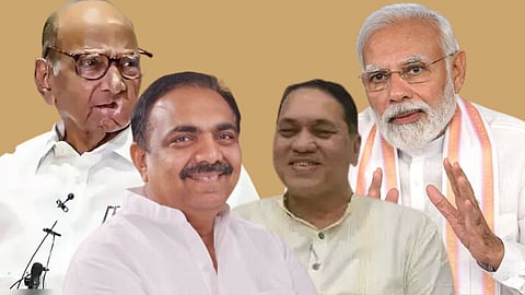 Sharad Pawar-Jayant Patil-Dilip Walse Patil-Narendra Modi