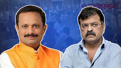 Naresh Mhaske, Jitendra Awhad