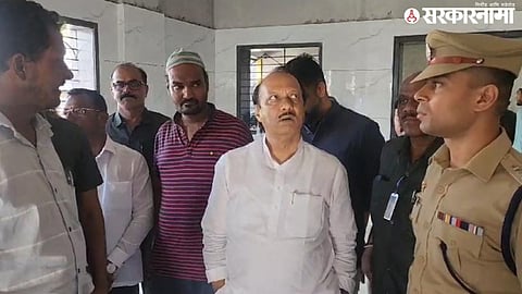 DyCM Ajit Pawar In Pusesavali Villege