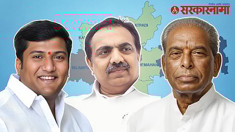 Samrat Mahadik, Jayant Patil, Anna Dange