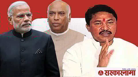 Narendra Modi, Mallikarjun Kharge, Nana Patole