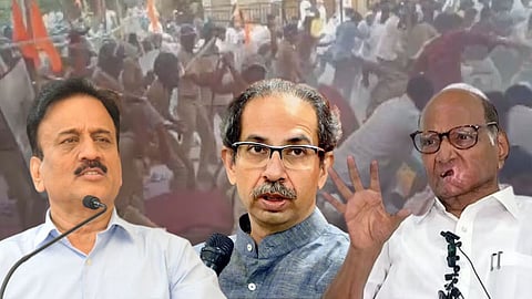 Girish Mahajan-Uddhav Thackeray-Sharad Pawar
