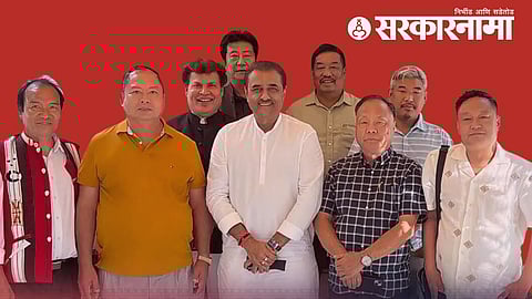 Nagaland Ncp MLA Meet Mumbai