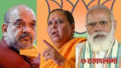 Uma Bharati Narendra Modi Amit Shah