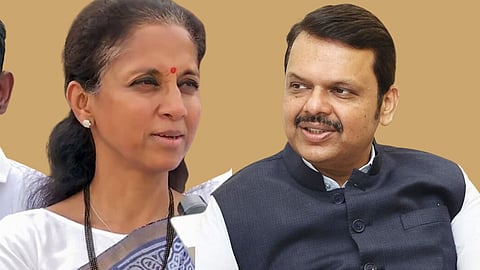 Supriya Sule -Devendra Fadnavis