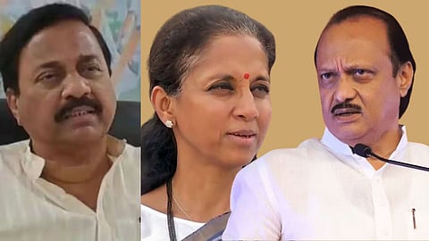 Sunil Tatkare-Supriya Sule-Ajit Pawar