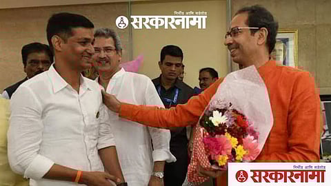 Devendra Bhondekar and Uddhav Thackeray