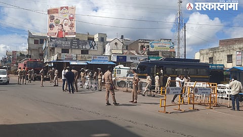 Police deployment in Pusesawali