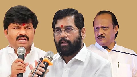 Gopichand Padalkar-Eknath Shinde-Ajit Pawar