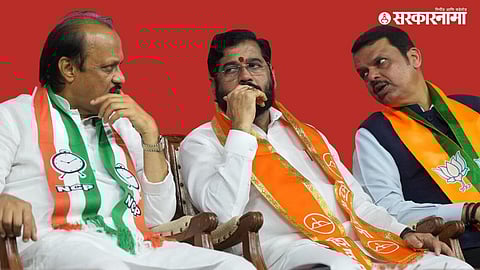 Eknath Shinde, Devendra Fadnavis, Ajit Pawar