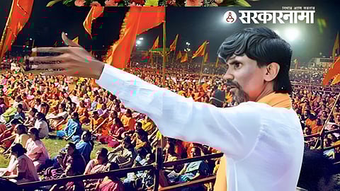 manoj jarange rally in antarwali sarati