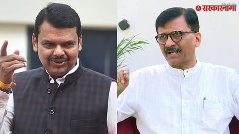 Sanjay Raut Devendra Fadanvis