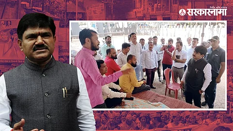 Hemant Godse & Maratha workers