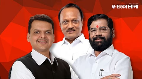 Eknath Shinde, Devendra Fadnavis, Ajit Pawar:
