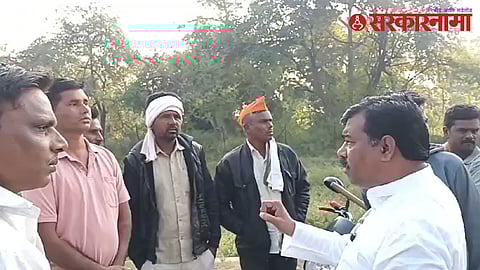 Namdev Sasane and Maratha activists