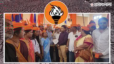 Shivsena Morcha at Nandgaon