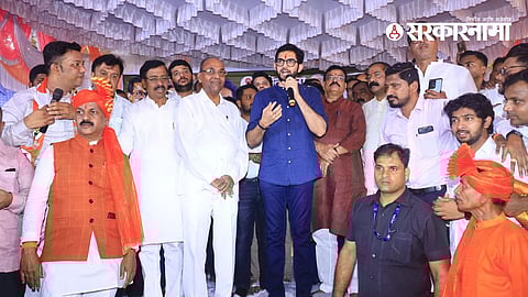 Aditya Thackeray and Sanjay Kadam