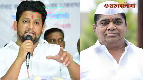 Dr Sujay Vikhe Patil and Shivaji Kardile