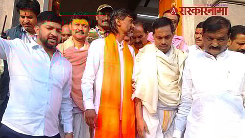 Manoj Jarange in Tramakeshwar