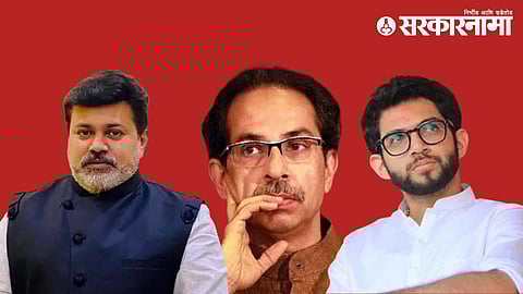 Uday Samat, Uddhav & Aaditya Thackeray.