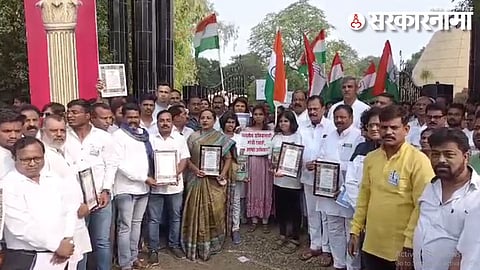 Yashomati Thakur at Samvidhan Rally at Amravati.