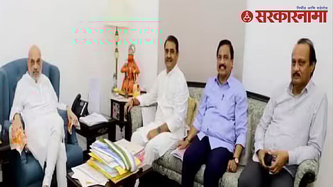 Ajit Pawar Meet Amit Shah