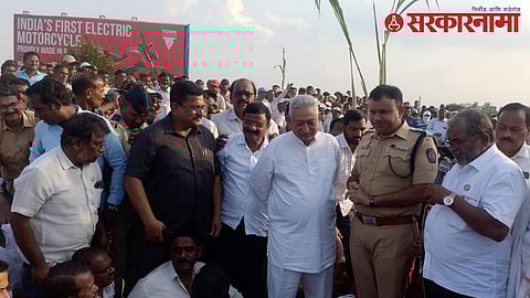 Shahu Maharaj meet Raju Shetti