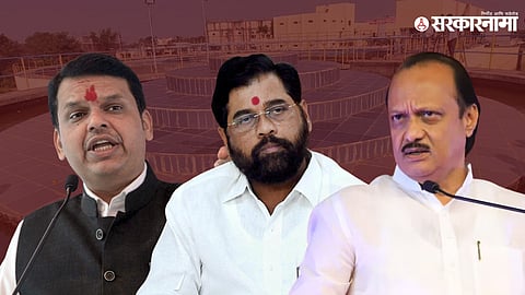 CM Eknath Shinde, Devendra fadnavis and Ajit Pawar