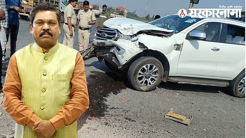 Accident to MP Ashok Nete