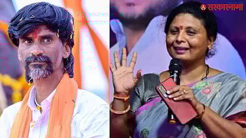 Sushma Andhare and Manoj Jarange