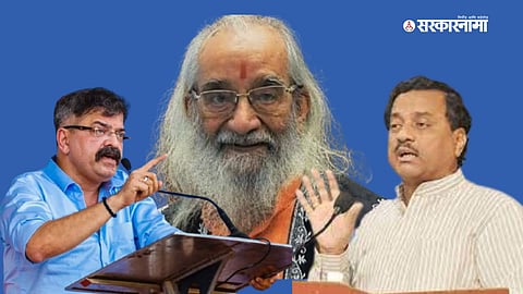 Jitendra Awhad - Babasaheb Purandare - Sunil Tatkare