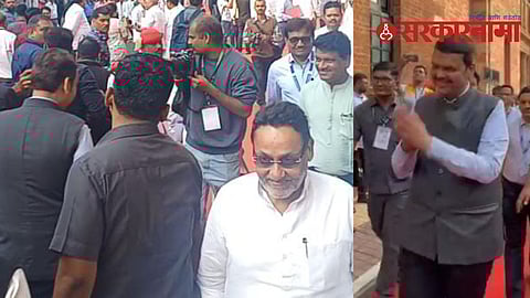 Nawab Malik and Devendra Fadnavis