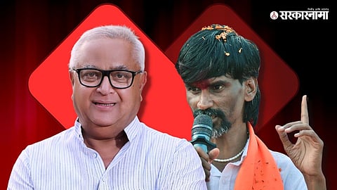 MLA Prakash Solanke & Manoj Jarange Patil