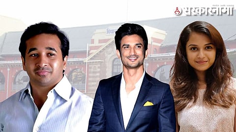 Nitesh Rane, Sushantsing Rajput & Disha Salian.