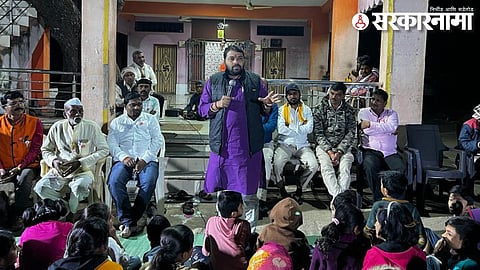 Ravikant Tupkar in Public Meeting.