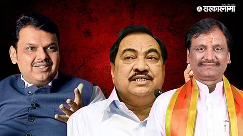 Devendra Fadnavis, Eknath Khadse, Ambadas Ddanve